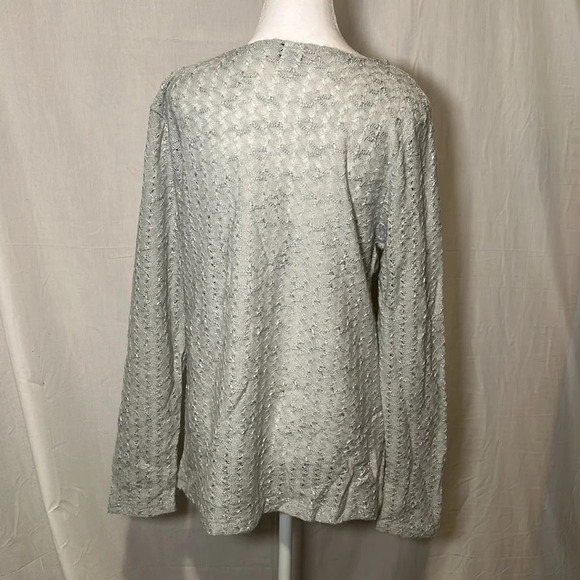 light blue Salon Studio lightweight sweater size large - Picture 2 of 3